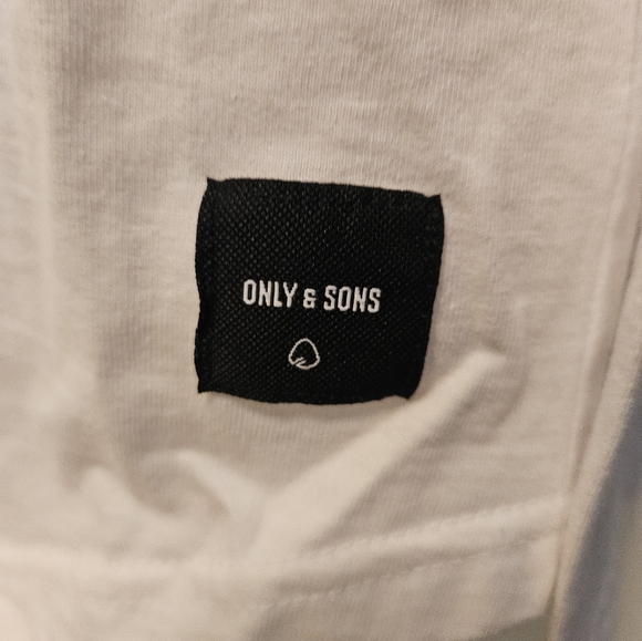Mens Only & Sons Long Sleeve White XL - Picture 6 of 6